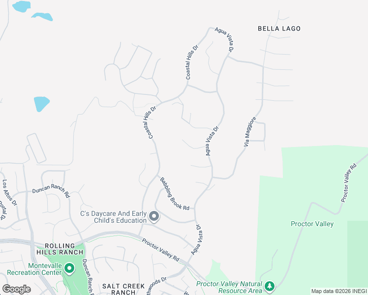 map of restaurants, bars, coffee shops, grocery stores, and more near 2980 Stevenson Ranch Court in Chula Vista