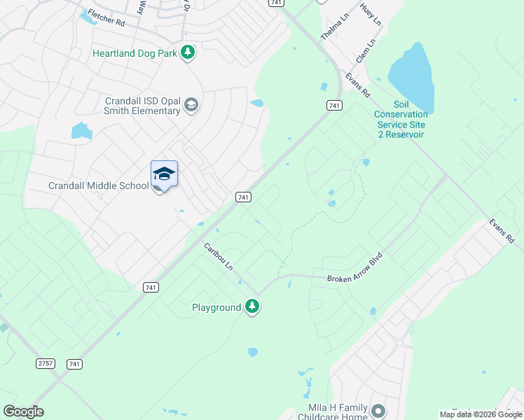 map of restaurants, bars, coffee shops, grocery stores, and more near in Heartland