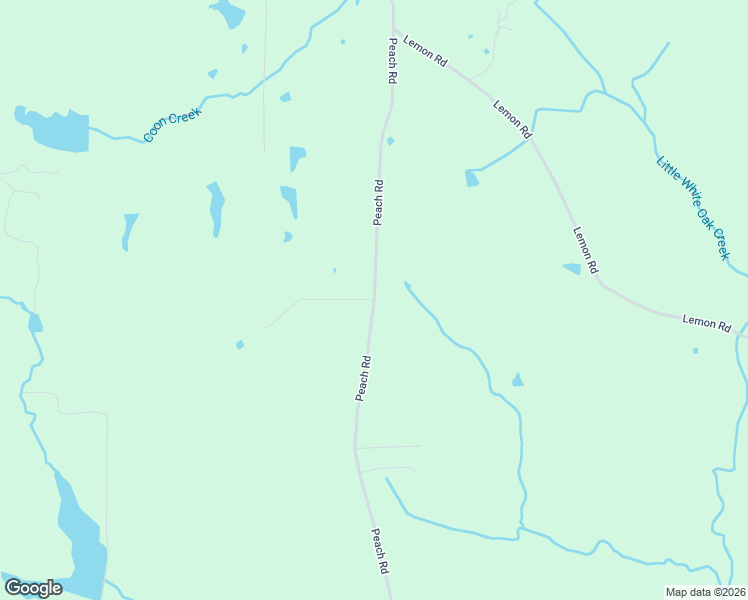 map of restaurants, bars, coffee shops, grocery stores, and more near 1606 Peach Road in Gilmer