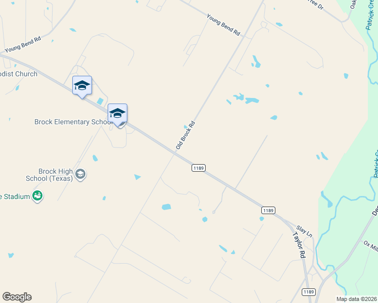 map of restaurants, bars, coffee shops, grocery stores, and more near 8591 Old Brock Road in Weatherford