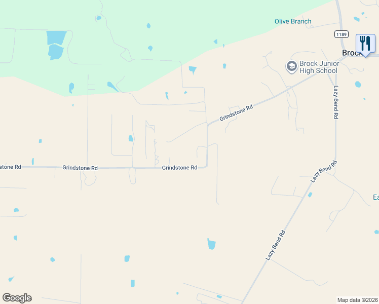 map of restaurants, bars, coffee shops, grocery stores, and more near 606 Grindstone Road in Brock