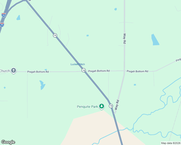 map of restaurants, bars, coffee shops, grocery stores, and more near 919 Mississippi 16 in Canton