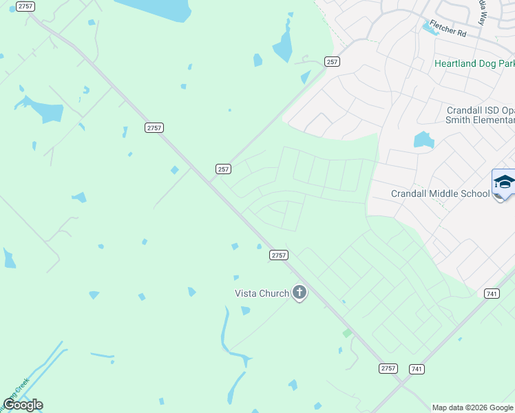 map of restaurants, bars, coffee shops, grocery stores, and more near 3809 Lakefield Drive in Heartland