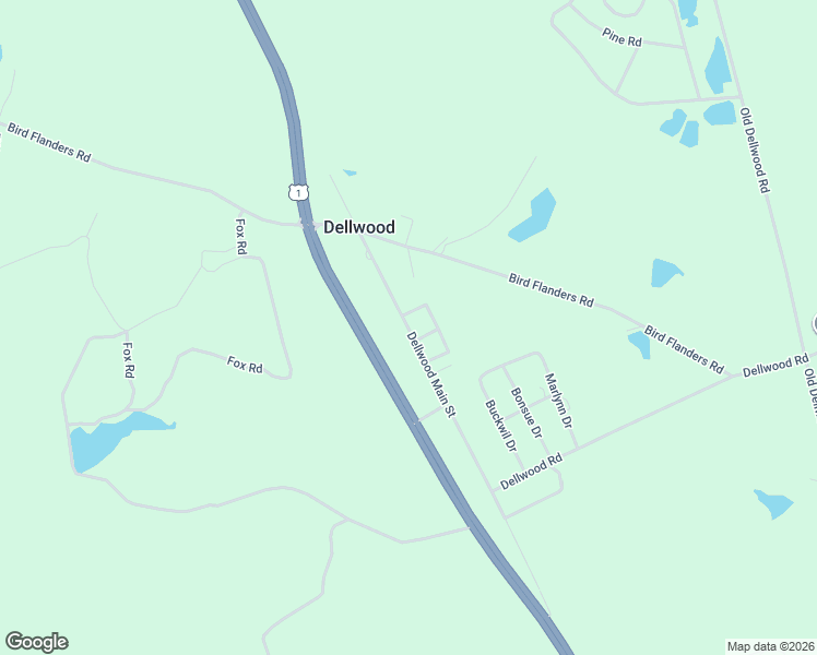 map of restaurants, bars, coffee shops, grocery stores, and more near 136 Dellwood Main Street in Swainsboro