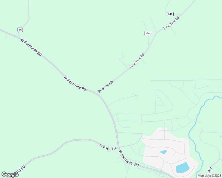 map of restaurants, bars, coffee shops, grocery stores, and more near 2824 Peartree Road in Waverly