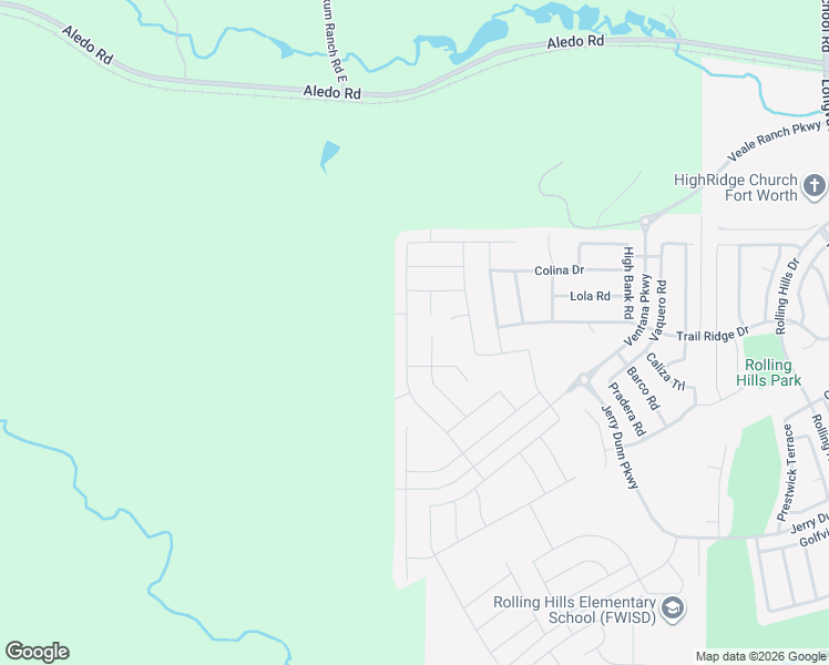 map of restaurants, bars, coffee shops, grocery stores, and more near 5605 Castle Peak Bend in Fort Worth