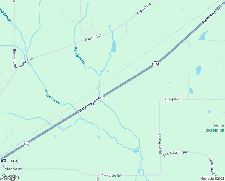 map of restaurants, bars, coffee shops, grocery stores, and more near 5517 Texas 155 in Gilmer