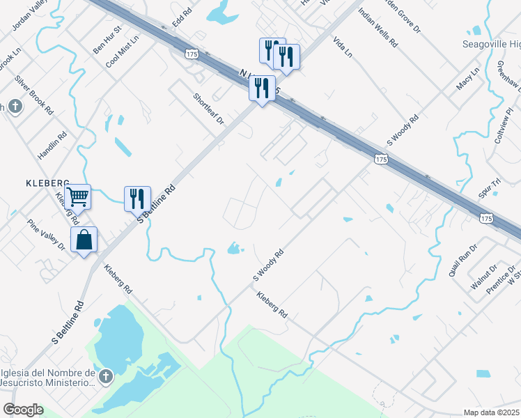 map of restaurants, bars, coffee shops, grocery stores, and more near 2208 Red Chute Drive in Dallas