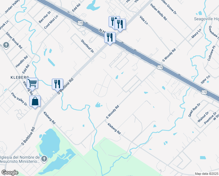 map of restaurants, bars, coffee shops, grocery stores, and more near 2136 Red Chute Drive in Dallas