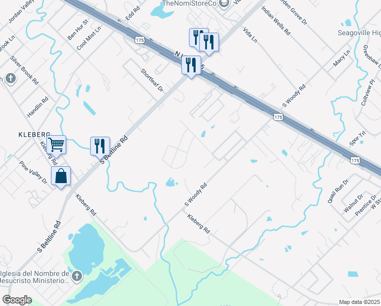 map of restaurants, bars, coffee shops, grocery stores, and more near 2136 Red Chute Drive in Dallas