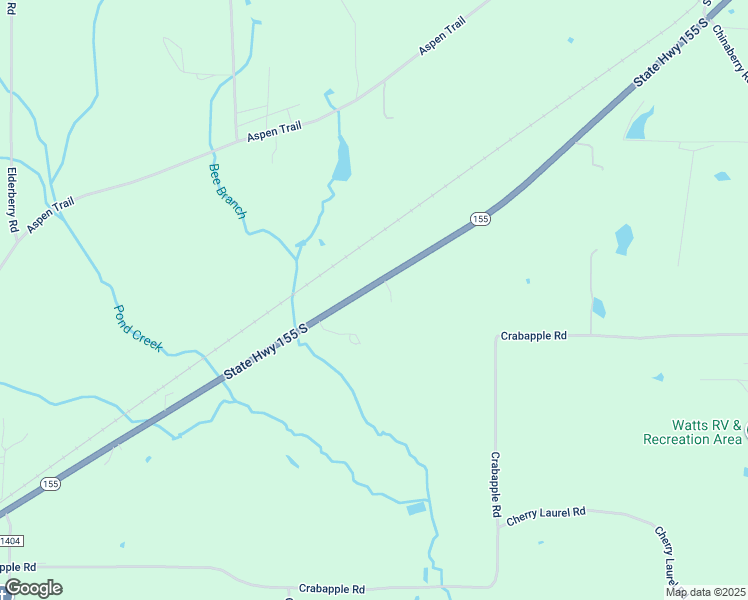map of restaurants, bars, coffee shops, grocery stores, and more near 5441 Texas 155 in Gilmer