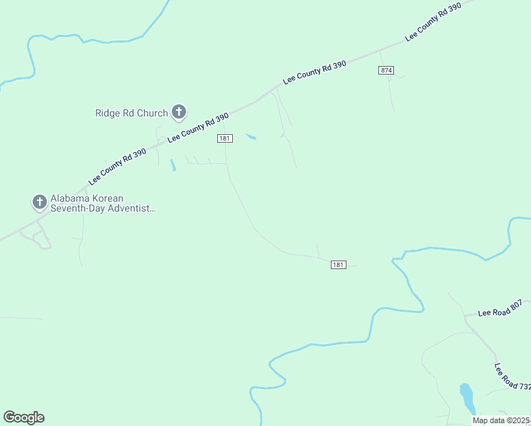 map of restaurants, bars, coffee shops, grocery stores, and more near 253 County Road 181 in Opelika