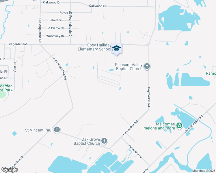 map of restaurants, bars, coffee shops, grocery stores, and more near Education Way in Dallas