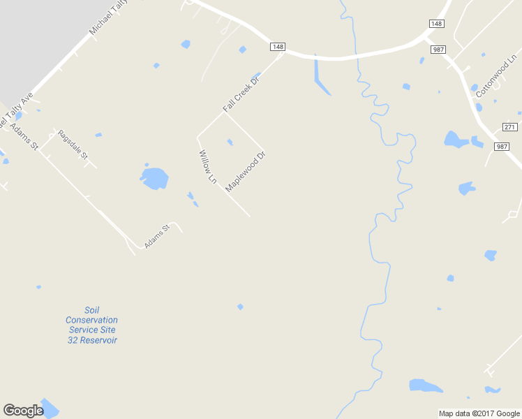 map of restaurants, bars, coffee shops, grocery stores, and more near 8299 Willow Circle in Terrell