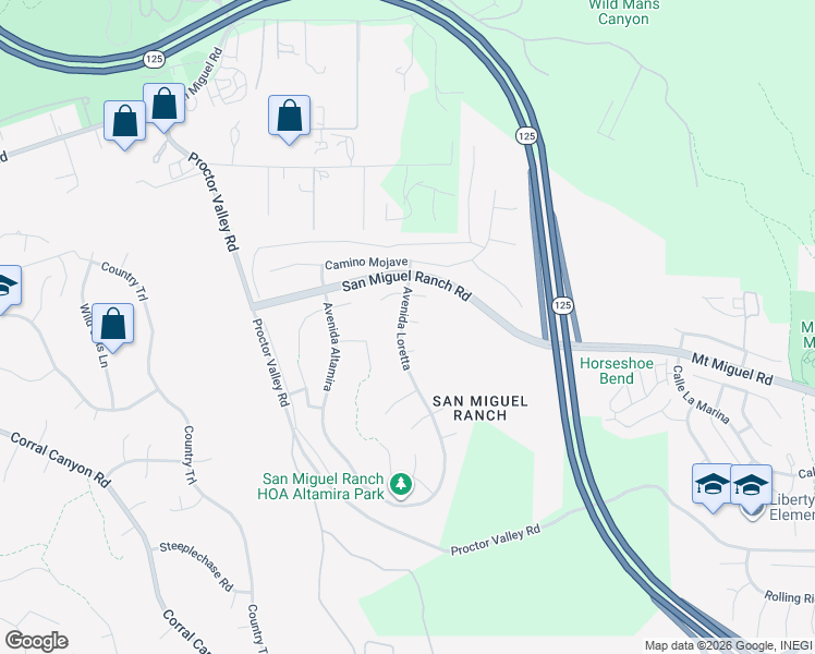 map of restaurants, bars, coffee shops, grocery stores, and more near 1932 Corte Cantante in Chula Vista