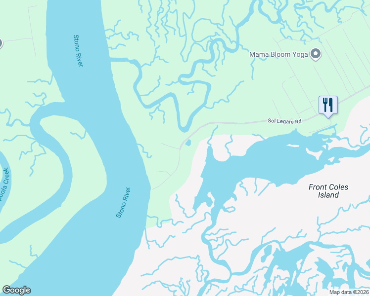 map of restaurants, bars, coffee shops, grocery stores, and more near 2347 State Road S-10-432 in Charleston