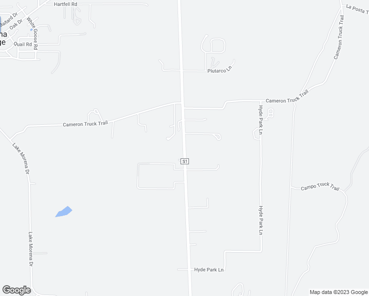 map of restaurants, bars, coffee shops, grocery stores, and more near Buckman Springs Road in Campo