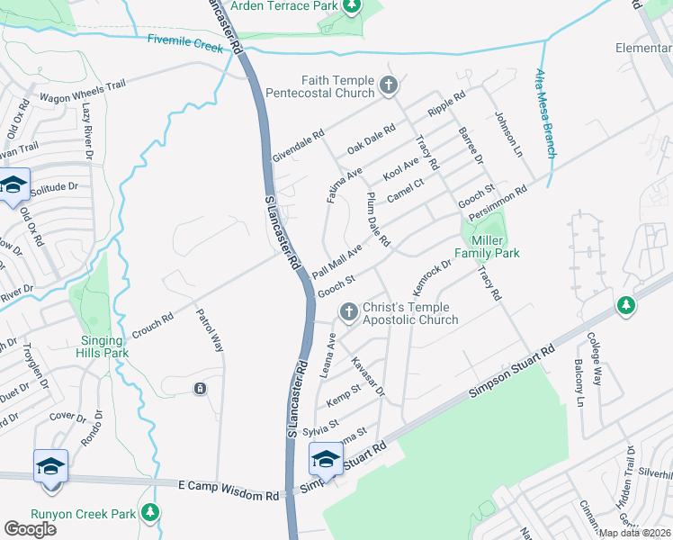 map of restaurants, bars, coffee shops, grocery stores, and more near 2334 Pall Mall Avenue in Dallas