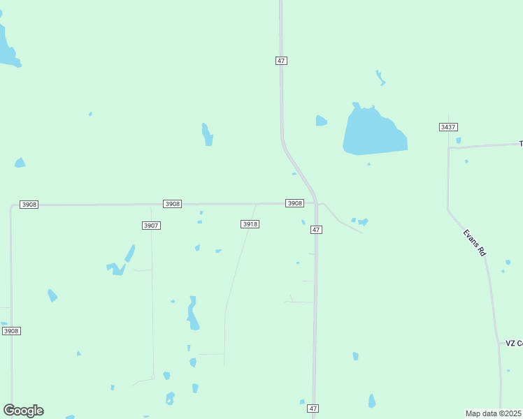 map of restaurants, bars, coffee shops, grocery stores, and more near 107 County Road 3918 in Wills Point