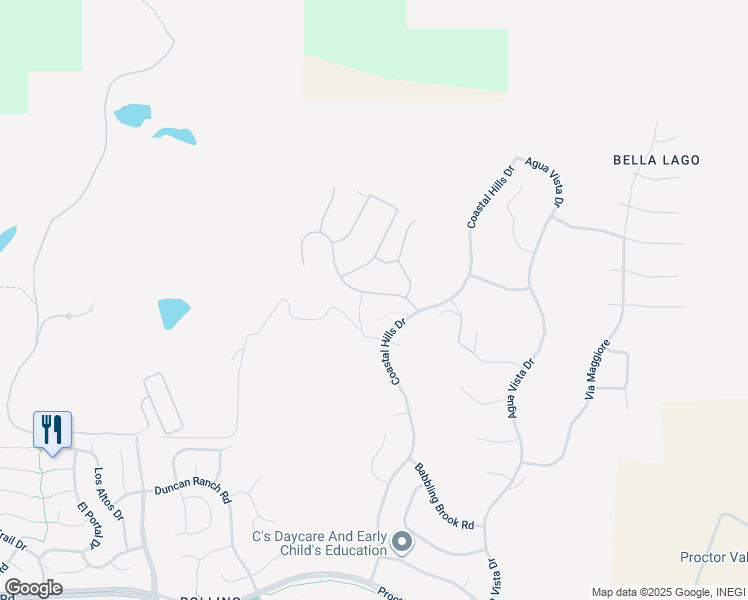 map of restaurants, bars, coffee shops, grocery stores, and more near 2946 Ranch Gate Road in Chula Vista