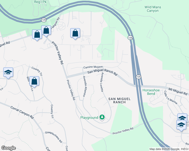 map of restaurants, bars, coffee shops, grocery stores, and more near 1913 Corte Maravilla in Chula Vista