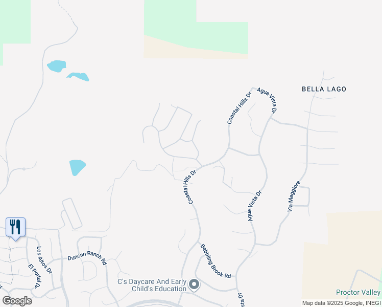 map of restaurants, bars, coffee shops, grocery stores, and more near 2957 Ranch Gate Road in Chula Vista