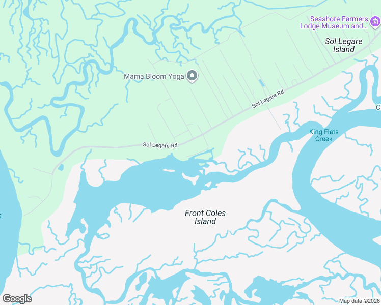 map of restaurants, bars, coffee shops, grocery stores, and more near 2229 Mosquito Beach Road in Charleston