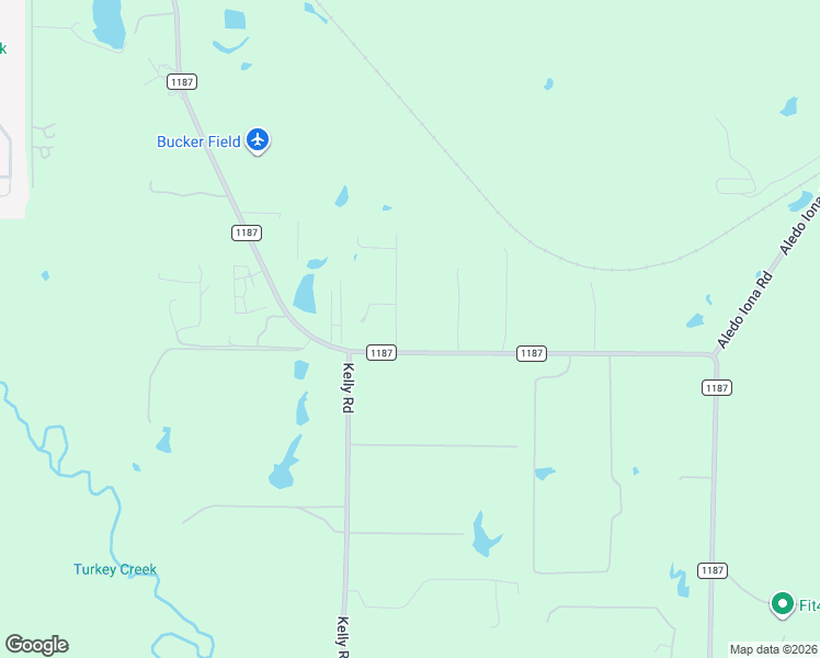 map of restaurants, bars, coffee shops, grocery stores, and more near 104 Yeary Lane in Aledo