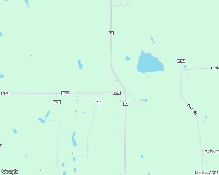 map of restaurants, bars, coffee shops, grocery stores, and more near 107 County Road 3918 in Wills Point