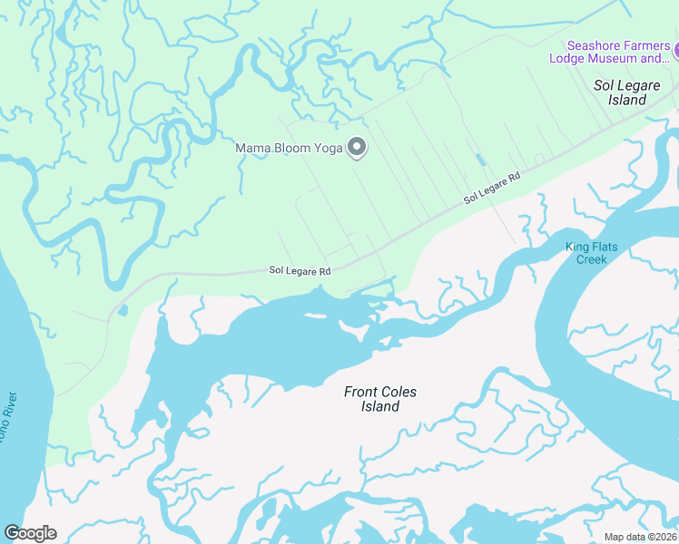 map of restaurants, bars, coffee shops, grocery stores, and more near 2229 Mosquito Beach Road in Charleston