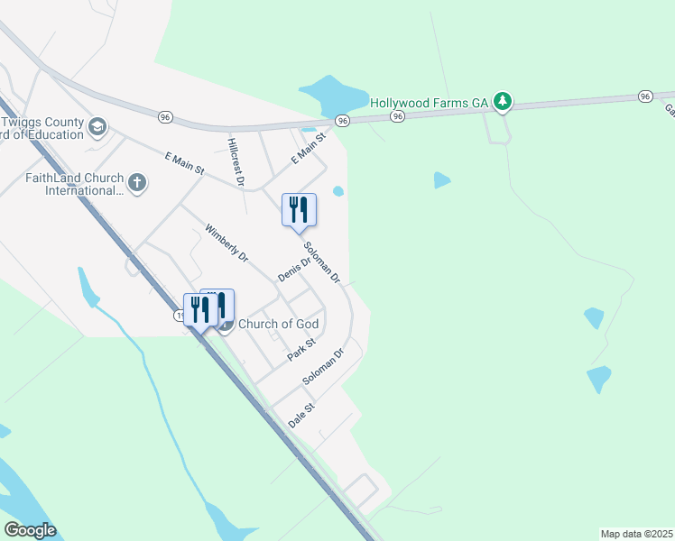 map of restaurants, bars, coffee shops, grocery stores, and more near 301-315 Soloman Drive in Jeffersonville