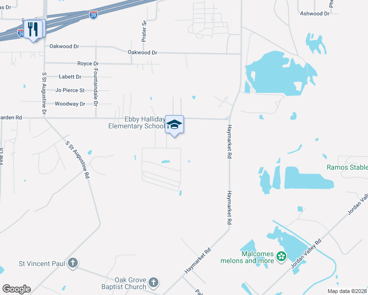 map of restaurants, bars, coffee shops, grocery stores, and more near 10214 Teagarden Road in Dallas
