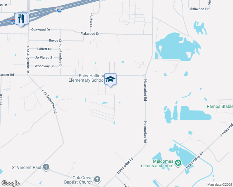 map of restaurants, bars, coffee shops, grocery stores, and more near 10214 Teagarden Road in Dallas