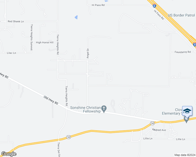 map of restaurants, bars, coffee shops, grocery stores, and more near 2415-17 Angel Drive in Boulevard