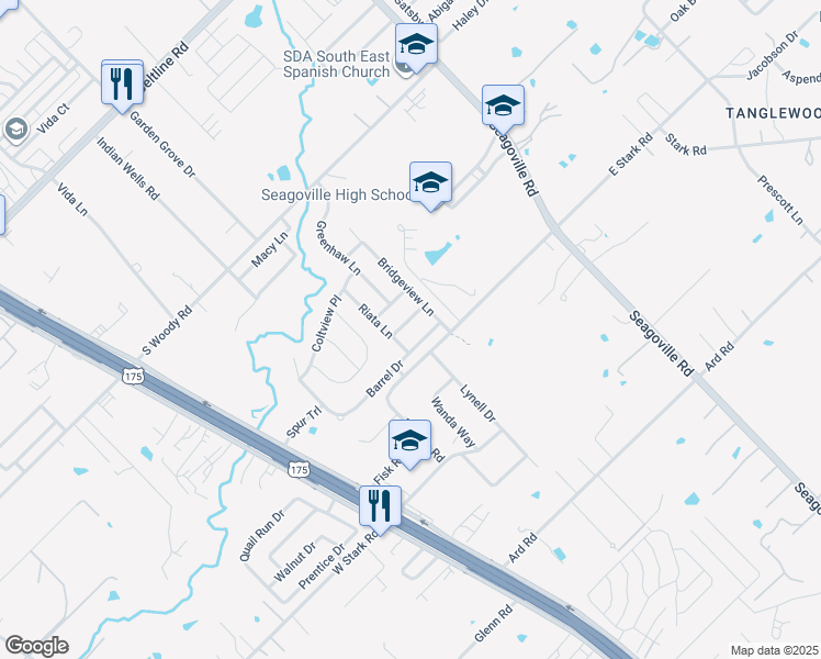map of restaurants, bars, coffee shops, grocery stores, and more near 1331 Lucchese Lane in Dallas