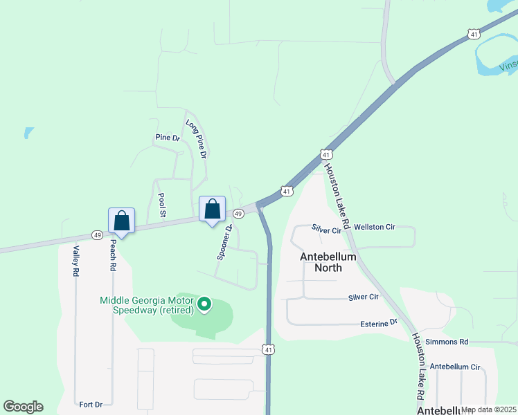 map of restaurants, bars, coffee shops, grocery stores, and more near 3591 U.S. 41 in Byron