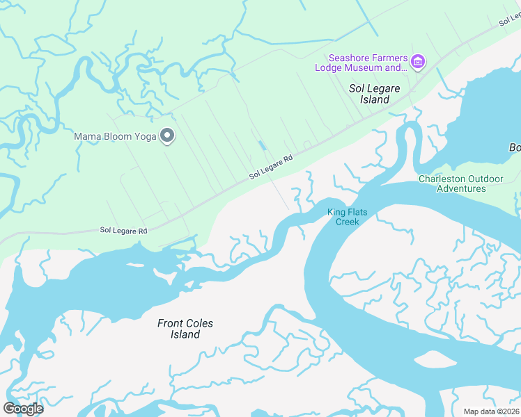 map of restaurants, bars, coffee shops, grocery stores, and more near 1999 State Road S-10-432 in Charleston