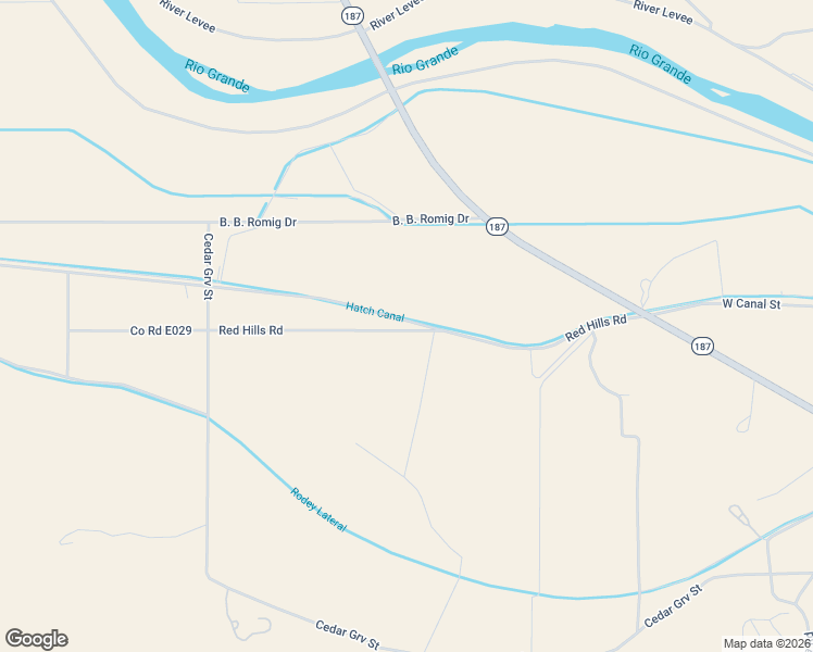 map of restaurants, bars, coffee shops, grocery stores, and more near 500 Red Hills Road in Hatch