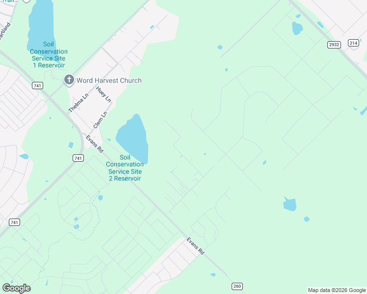 map of restaurants, bars, coffee shops, grocery stores, and more near 6397 Mountain View in Crandall