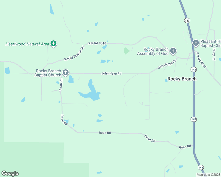 map of restaurants, bars, coffee shops, grocery stores, and more near 239 John Haye Road in Farmerville