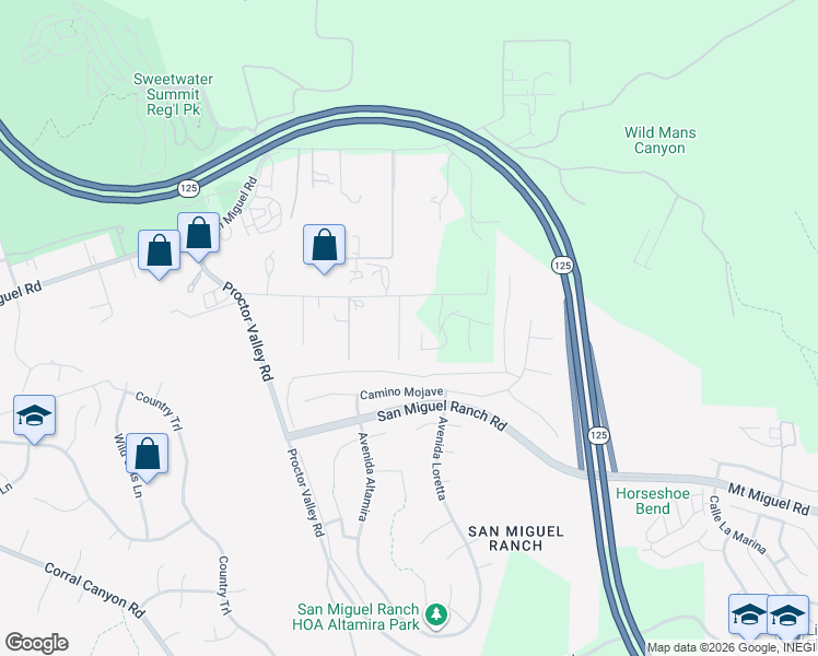 map of restaurants, bars, coffee shops, grocery stores, and more near 6575 Jonel Way in Bonita