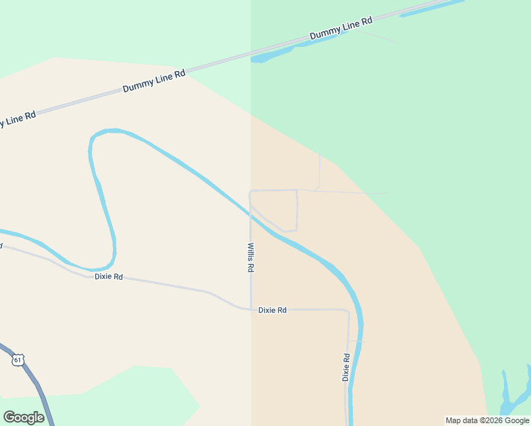 map of restaurants, bars, coffee shops, grocery stores, and more near 276 Willis Road in Rolling Fork