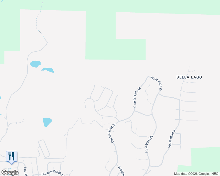 map of restaurants, bars, coffee shops, grocery stores, and more near 2963 4 Corners Street in Chula Vista