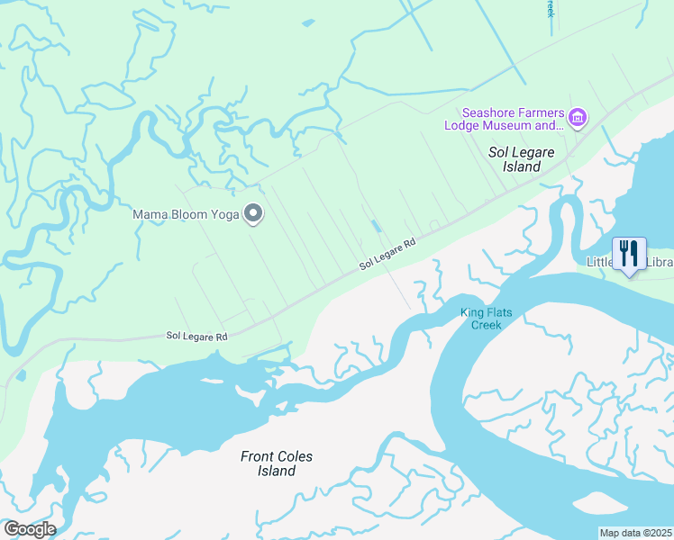 map of restaurants, bars, coffee shops, grocery stores, and more near 2032 State Road S-10-432 in Charleston