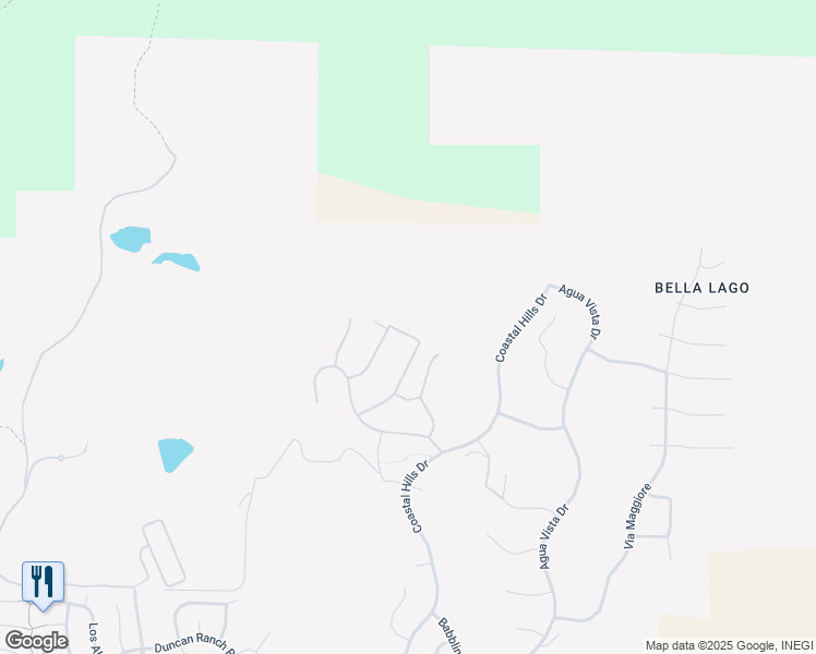 map of restaurants, bars, coffee shops, grocery stores, and more near 2963 4 Corners Street in Chula Vista