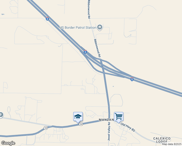 map of restaurants, bars, coffee shops, grocery stores, and more near 39701 Avenue De Robles Verdes in Boulevard