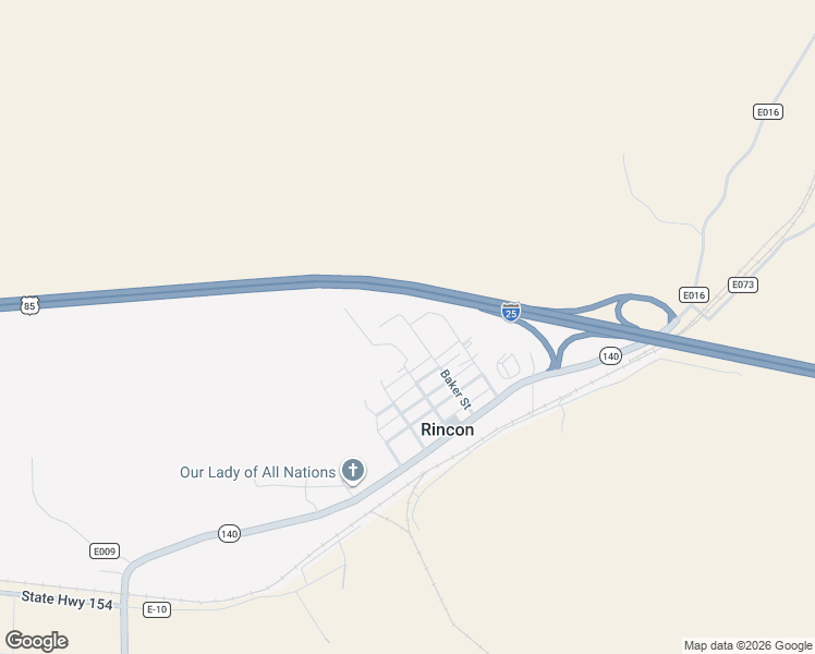 map of restaurants, bars, coffee shops, grocery stores, and more near 777 Baker Street in Rincon