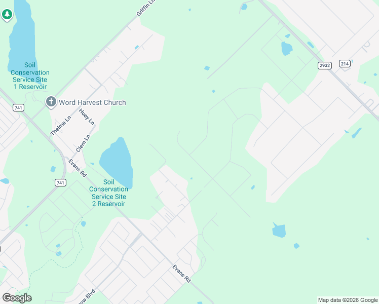 map of restaurants, bars, coffee shops, grocery stores, and more near 6397 Mountain View Drive in Crandall