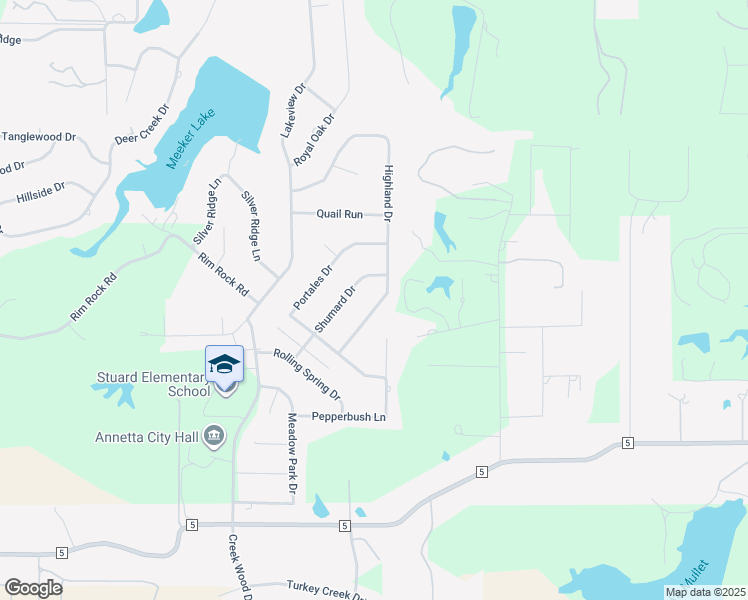 map of restaurants, bars, coffee shops, grocery stores, and more near 269 Highland Dr in Aledo