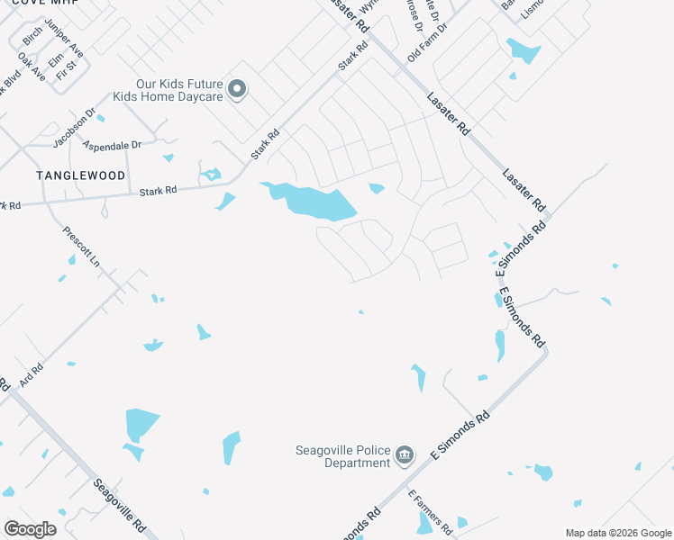 map of restaurants, bars, coffee shops, grocery stores, and more near 2219 East Simonds Road in Seagoville
